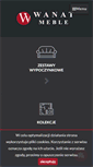 Mobile Screenshot of meble-wanat.pl